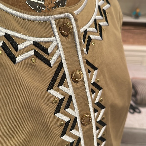 5/$25!! Bob Mackie Wearable Art Jacket Large - Picture 2 of 5